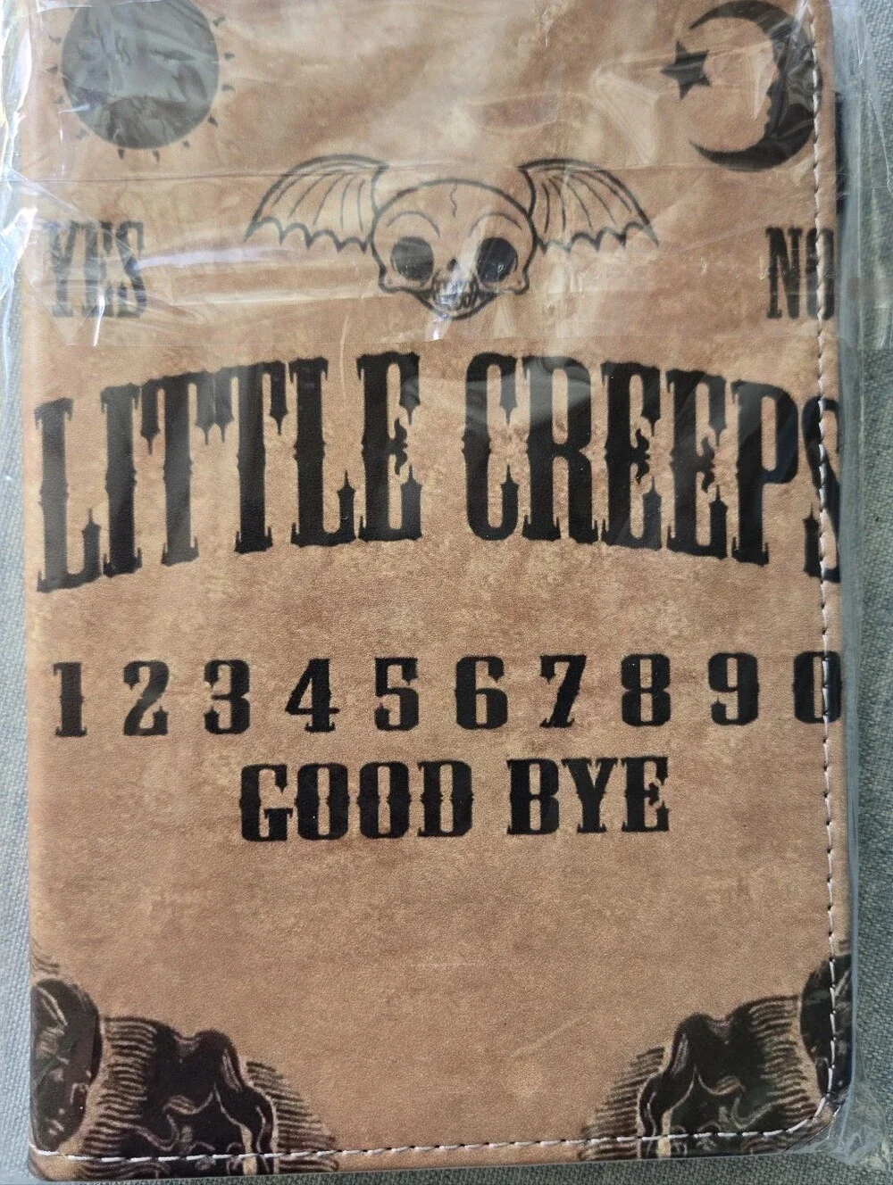 Amazon Kindle Fire 7 Case - Little Creeps Retro Ouija Brown